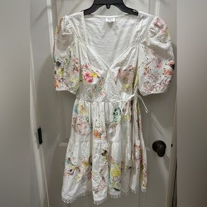 Hemant & Nadita Mini Wrap Dress - New without tags